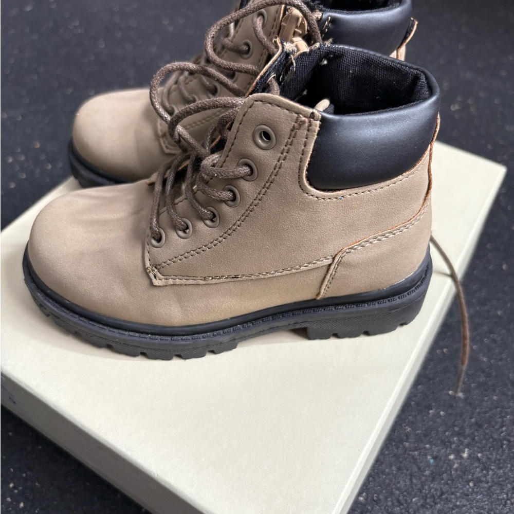 Rylee Cru Toddler Work Boot Olive Size 9